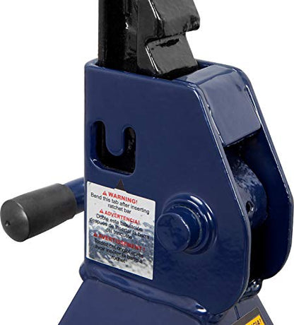 TCE AT82001U Torin Hydraulic Trolley Service/Floor Jack Combo with 2 Jack Stands, 2 Ton (4,000 lb) Capacity, Blue - size: 2 Ton