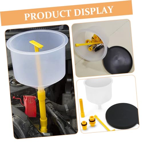1Set Automotive Radiator Filling Kit Spill Coolant Funnel for Efficient Antifreeze and Water Tank Maintenance for Engine Flush and Coolant System Refilling