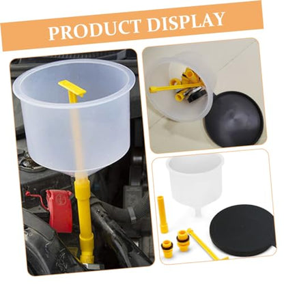 1Set Automotive Radiator Filling Kit Spill Coolant Funnel for Efficient Antifreeze and Water Tank Maintenance for Engine Flush and Coolant System Refilling