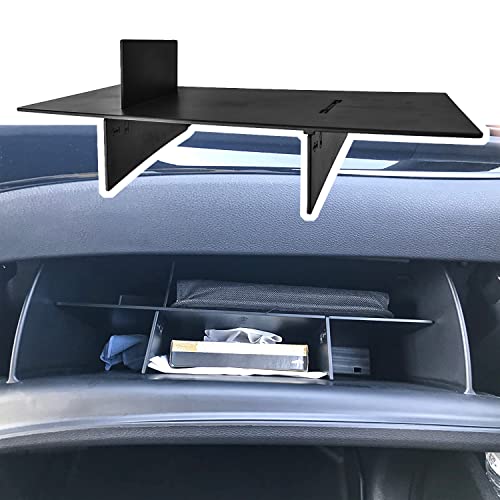 EDBETOS Glove Box Dividers Organizer Compatible with Honda Pilot 2016-2020 2021 2022/ Ridgeline 2017-2023/ Passport 2019-2023 Accessories Double Compartment Optimize Interior Storage Space