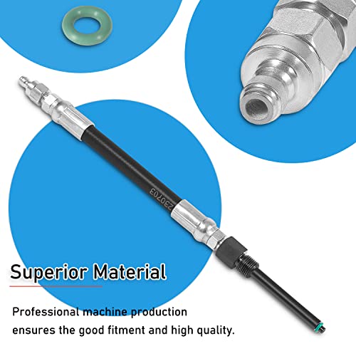 Diesel Compression Tester Adapter Hose with O-Ring Fit for 2003-2006 6.0L Diesel Engines Replace 6660