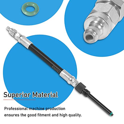 Diesel Compression Tester Adapter Hose with O-Ring Fit for 2003-2006 6.0L Diesel Engines Replace 6660