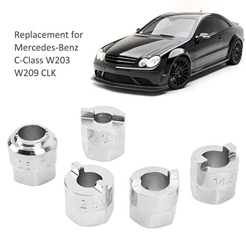 compatibility with 5 Pcs Strut Nut Socket Tool, Front Suspension Shock Absorber Removal Kit, Includes Different Sizes, Fit for Me ceds C Class W203 W209 L K