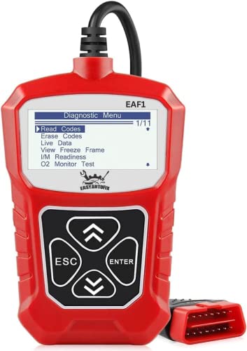 EAF1 OBD2 Car Scanner - Professional Automotive Diagnostic Tool Code Reader for Engine Light OBDII Scanner for Car Live Data Engine Code Reader Scan Tool Automotive Tools for Mechanics