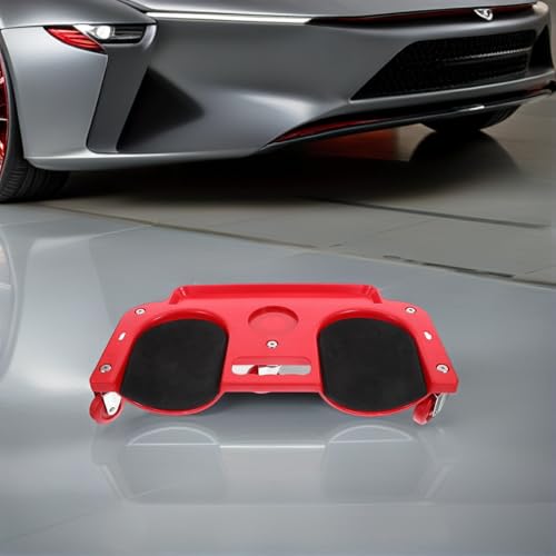 CHILDWEET Extra Thick Kneeling Pad for Mechanics and Construction with Stable Support and Nonslip Pe Material, for Car Repair and Construction Sites, Sturdy Red Knee Cushion