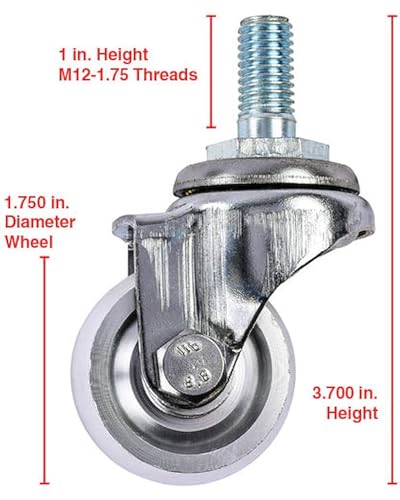 JEGS 80006-2 Replacement Rear Caster for JEGS 2-Ton Aluminum Floor Jack555-80006