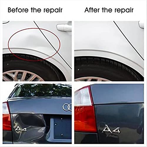 Paintless Dent Repair Puller Kit - Dent Puller Slide Hammer T-Bar Tool with 16pcs Dent Removal Pulling Tabs for Car Auto Body Hail Damage Remover