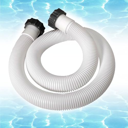 1.5" Replacement Pool Pump Hose for Above Ground Pools Accessories - 29060E Pool Hoses for Intex 1,500 GPH Pump, Sand Filters ＆ Saltwater System (White -1 Pack) - color: White -1 Pack