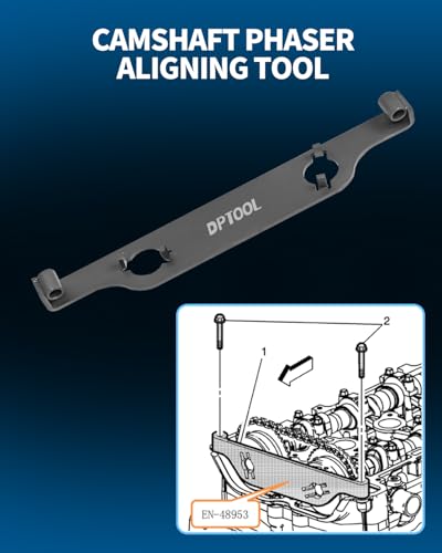DPTOOL Camshaft Actuator Locking Timing Tool Kit Cam Phaser Retainer Water Pump Sprocket Retainer Holding Tool Compatible with GM/Buick/Chevrolet/GMC Ecotec 2.0 2.4 Engine Replace EN48953 - size: for GM 2.0 2.4