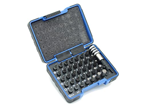 TEMO 36 pc Impact Ready Screwdriver Bit Set Kit with One Quick Release Chuck - size: 36 Piece Set