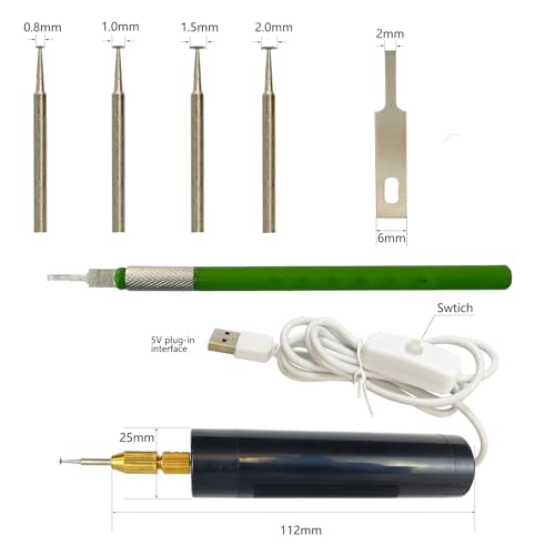 Damaged Screw Removal for iPhone, iPhone Repair Tool, Broken Screw Extractor Kit for Cell Phone,Targetting Small Screw Damaged can not Screw Out by Screwdriver, USB 5V2A Adapter Required