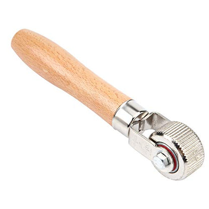 Tbest Tire Repair Tool Wooden Handle with Ball Bearing Roller for Efficient Tire Puncture Fixing Durable Lightweight Portable Middle Large Size Optional (M 5.9x6.6ft) - size: M 5.9x6.6ft