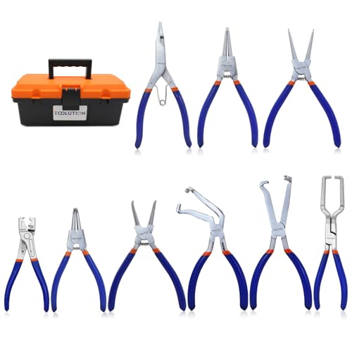 9pcs Electrical Disconnect Plier Set - color: 9pcs Set