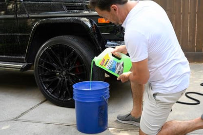 Rain-X 620191 Car Wash - 100 fl oz. High-Foaming, Concentrated Formula for Greater Cleaning Action, Safely Lifting Dirt, Grime and Residues for an Exceptional Clean - size: 100 Fl Oz (Pack of 1), style: New Packaging