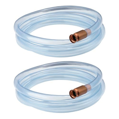 Gas Siphon Hose Pump, Shaker Siphon 10FT Tube Hose, Self Priming Syphon Hose 10 Feet -1/2" Value, for Gas/Fuel/Water Transfer,Use for Cars, Boats, Mowers (2PACK) - size: 10ft hose