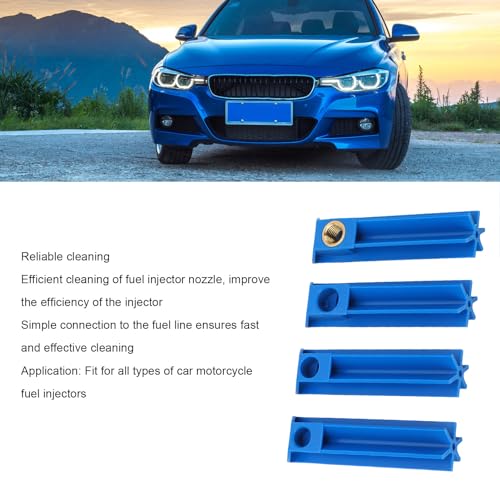 Fuel Injector Cleaner Kit, Fuel System Cleaner, Fuel Injector Nozzle Flush Cleaner Kit Set Effective Cleaning Improves Fuel Efficiency Versatile Easy to Use for Car Motorcycle