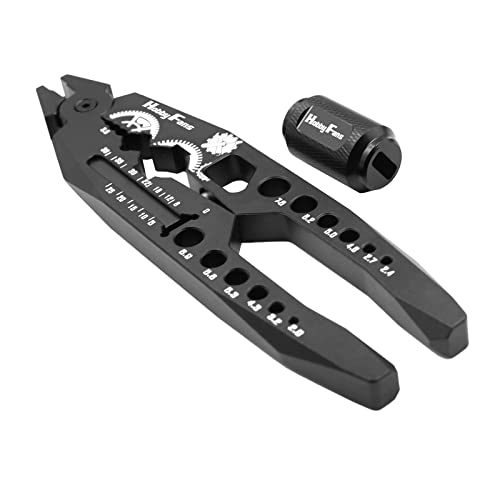 Metal Shock Absorber Pliers Rod Ball Clamp & Ball Joint Wrench Multi-Function RC Tool Combo Set for 1/8 1/10 RC Car