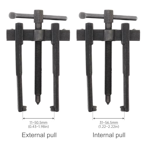 ChgImposs 2 Jaws Gear Puller, Adjustable Bearing Puller Gears, Internal External Removal Tool for Pulleys Flywheels Bearings Gears (4 INCH) - size: 4 INCH