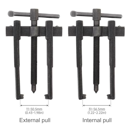 ChgImposs 2 Jaws Gear Puller, Adjustable Bearing Puller Gears, Internal External Removal Tool for Pulleys Flywheels Bearings Gears (4 INCH) - size: 4 INCH