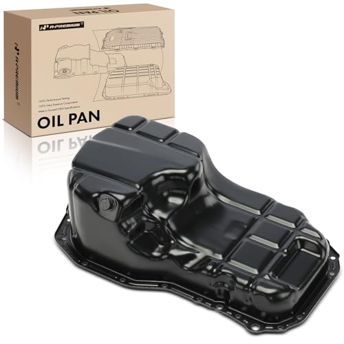 A-Premium Engine Oil Pan Sump with Drain Plug | Compatible with Mitsubishi Eclipse 2006-2012, Galant 2004-2012, 2.4L Gas, Reliable Oil Storage, Perfect Seal