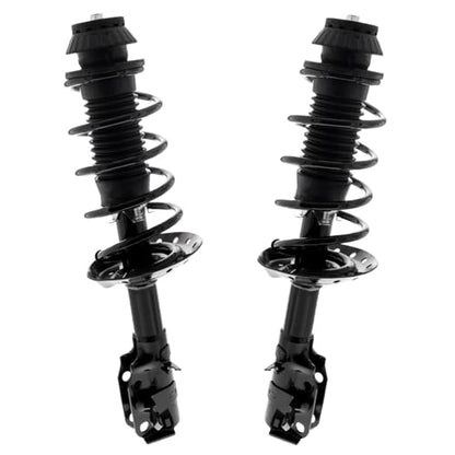 Detroit Axle - Front Struts Sway Bars for 2015-2019 Honda Fit 2 Struts with Coil Spring Assembly 2 Stabilizer Sway Bar End Links 2016 2017 2018 Replacement Suspension Kit - size: 4QS55141/Sway Kit