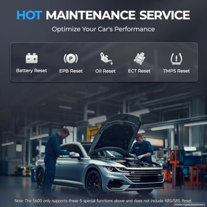 AUTOPHIX 5600 OBD2 Scanner fit for VW Audi, Full System VAG Diagnostic Tool with Oil Reset, EPB, Battery Registration, TPMS, No App or Subscription