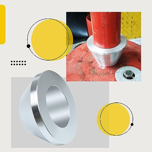 Manual Tire Wheel Changer Centering Cone, Billet Aluminum Upgrade Wheel Balancer Hold Down Cone Compatible with 1.67" Diameter Center Post Car Truck, Fit for Most Passenger Car Truck, Caravan, or SUV - size: Small