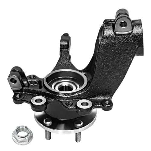 Detroit Axle - Front Steering Knuckles w/Wheel Hub Bearings Struts w/Coil Springs Assembly 2012-2013 Ford Focus 2.0L - size: 4QU47856/ Big strut kit