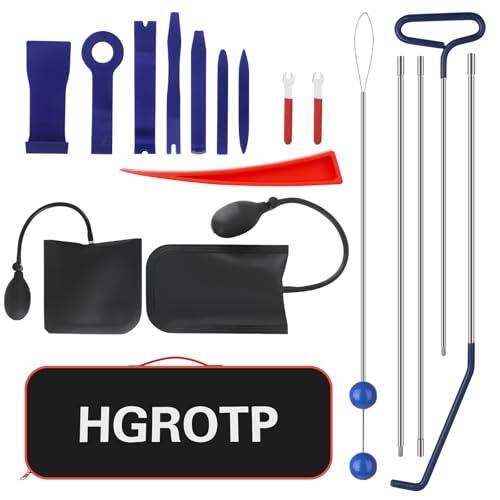 17PCS Stainless Steel Repair Tools，Emergency Tool Kit with Carry Bag