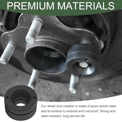 22800 Wheel Stud Installer, Tire Stud Installer Tool, Wheel Stud Puller, Universal Tire Replacement Accessories Compatible with Most All Automotive Wheels and Light-Duty Truck Wheel Stud