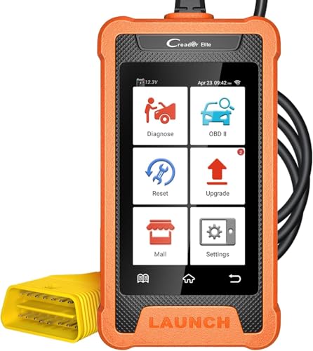 LAUNCH Creader Elite OBD2 Scanner Fit for Chrysler Dodge Jeep Ram,Full Systems Code Reader with All Resets,Active Test,Battery Matching Bi-Directional Diagnostic Scan Tool
