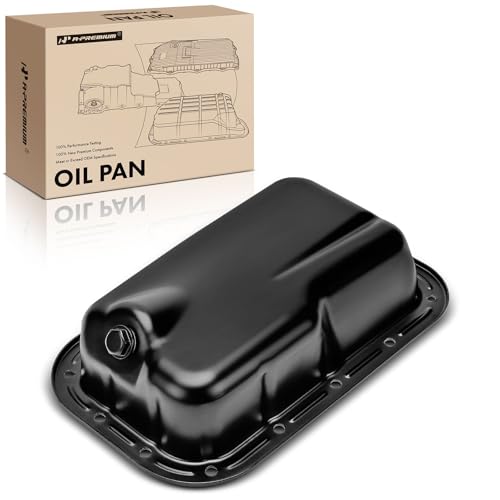 A-Premium Lower Engine Oil Pan Sump with Drain Plug | Compatible with Dodge Charger 2011-2019, Challenger 2011-2020 & Jeep Wrangler 2012-2017, Wrangler JK & Chrysler 300, 3.6L