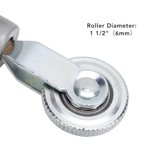 6mm Tire Patch Roller 1 1/2in Tire Repair Roller Wood Handle Tool with Gear Teeth for Cars Motorcycles