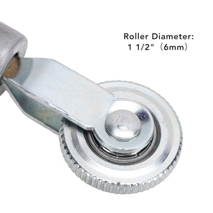 6mm Tire Patch Roller 1 1/2in Tire Repair Roller Wood Handle Tool with Gear Teeth for Cars Motorcycles