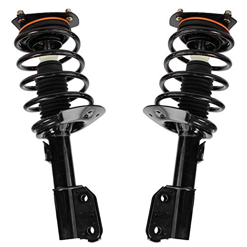 Detroit Axle - Front Struts for 2004-2008 Pontiac Grand Prix [with 16'' 17'' 18" Wheels] Complete 2 Struts with Coil Spring 2005 2006 2007 Replacement Quick Install Ready Struts Shocks Assembly - size: 172177 x2/PAIR