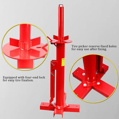 Manual Tire Changer for 4" to 21" Tires Portable Hand Bead Breaker Mounting Tool Car Tire Changing Tool for Small Auto Shop