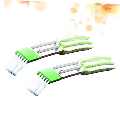 Air Vent Brush Set Car Air Conditioner Cleaning Tool Dust Brush for Dashboard Window Vent Mini Duster