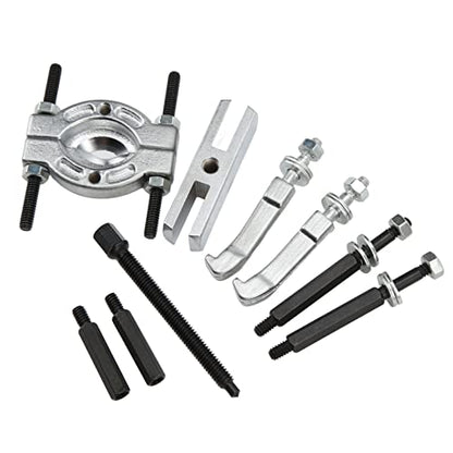 Bearing Pullers,9Pcs Bearing Separator Puller Set Portable Bearing Removal Tool Kit Metal Bearing Splitter