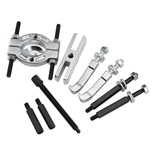 Bearing Pullers,9Pcs Bearing Separator Puller Set Portable Bearing Removal Tool Kit Metal Bearing Splitter