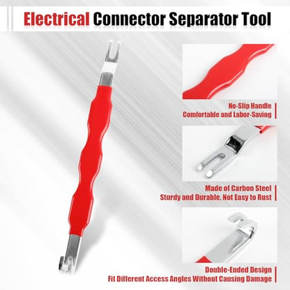5PCS Automotive Electrical Disconnect Pliers Set, Connector Removal Tool | Straight & 60 Degree Disconnect Pliers, Fuel Line Petrol Clip and Connector Separator Tools