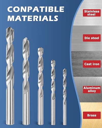 DAYUAN Helicoil Thread Repair Kit SAE Metric, HSS Drill Heli Coil Repair | 320Pcs, SAE & Metric Sizes，135° Split-Point HSS Drill Bits，Stainless Steel Inserts，Repairs Stripped Threads - size: Black -320Pcs-SAE&Metric