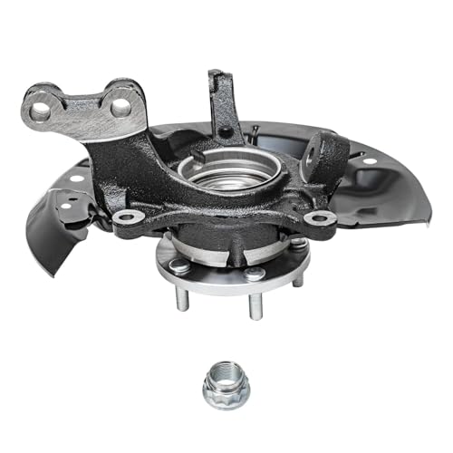 Detroit Axle - AWD Front Steering Knuckles and Wheel Hub Bearings Struts and Coil Spring Replacement for 2011 2012 2013 2014 Toyota Sienna - size: 4QU47784/ Big strut kit