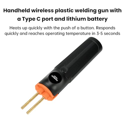 Diymore Cordless Plastic Welder Kit, 4000mAh Portable Welding Gun with 400 PCS Hot Staples for Bumper Repair and DIY Projects