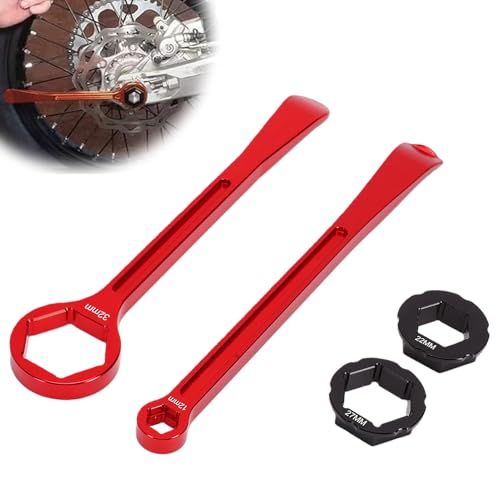 Cryfokt Tire Spoons Tool Set, High Strenght Aluminium Alloy Motorcycle Tire Combo Levers Set, Dual Function Motorcycle Changing Tool Kit for, Dirt Bike, Lawn Mower