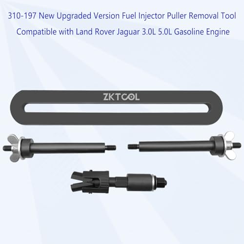 ZKTOOL New Upgraded Version Fuel Injector Puller Removal Tool Compatible with Land Rover Jaguar 3.0L 5.0L Gasoline Engine, Easily Remove Fuel Injectors Without Damage, Replaceable 310-197 - color: PLUS 310-197