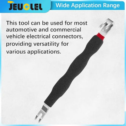 Automotive Electrical Terminal Connector Separator Removal Tool | Universal, Electrical Connector Remover, Separator Tool, Automotive - size: 1Pcs（Black）