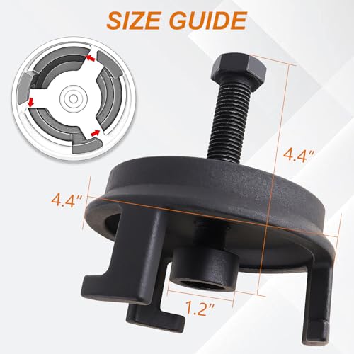 Harmonic Balancer Puller Set, Engine Damper Removal Tool Compatible with GM, Chrysler, Jeep, Dodge, LS Crank Pulley Puller, High Strength Steel for Engine Balancer Replacement