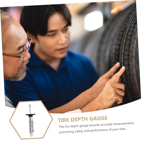 Accurate Car Tire Depth Gauge Tread Depth Checker Versatile Tire Measuring Tool