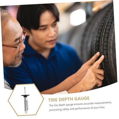 Accurate Car Tire Depth Gauge Tread Depth Checker Versatile Tire Measuring Tool