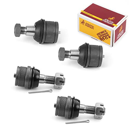 Metrix Premium Chassis Parts - 4 PC Front Upper & Front Lower Ball Joint Kit Fits 1997 Ford F-250 HD 4WD, 1980-1996 Ford F-250 4WD, 1980-1984 Ford F-350 4WD, Replacement K8435, K80026, Made in Europe